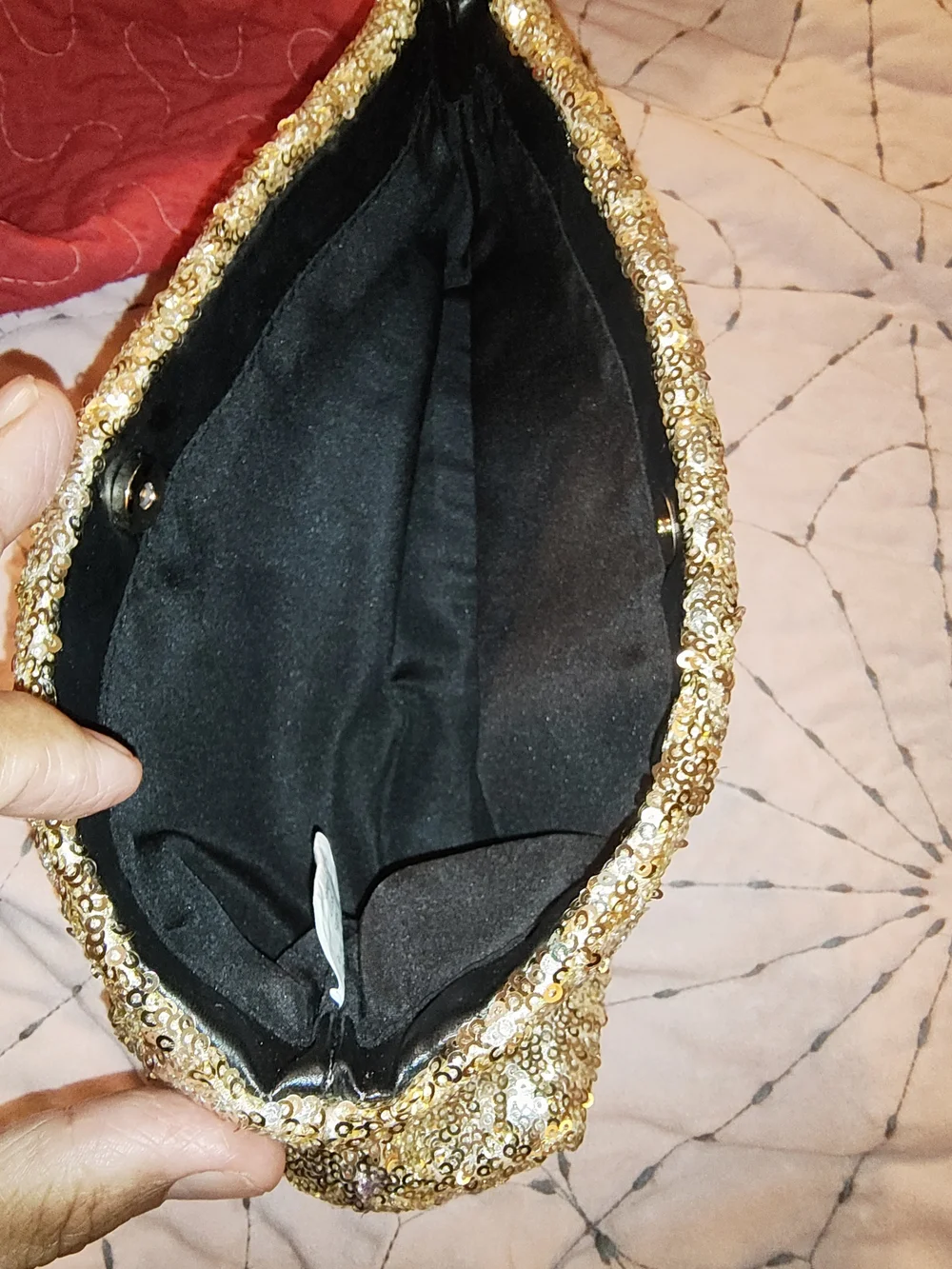 Gold Sequin Wristlet Clutch - Victoria's Secret